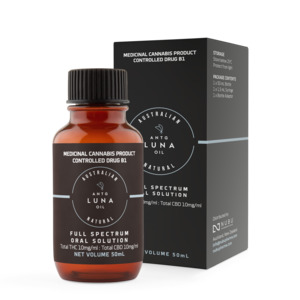 Balance Other Oils: ANTG Luna Oil THC10CBD10 50mL
