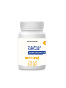 Cbd Oil: Medleaf CBD 25mg Softgels+ (Plus) 120 capsules