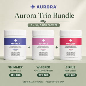Products: Aurora Trio Bundle 30g - Shimmer, Whisper, Sirius