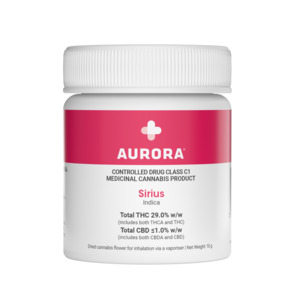 Products: Aurora Sirius flowers 10g (Manaaki Programme Price)