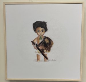 Products: VP4057 Tane 30x30 - Toi Toi Maori Art & Gift