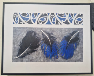 Products: VP719Pukeko Decor - Toi Toi Maori Art & Gift