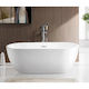 1400mm Oval Freestanding Bath - White