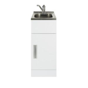 Laundry: AQUATICA Studio Laundry Tub Slim 360mm Door Model