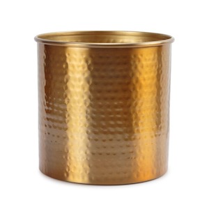 indoor planters & stands: Lulla Indoor Metal Planter - Brass Finish