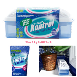 Slimline Moisture Trap + 1kg Refill - Linen Scent