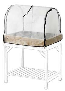 Vegtrug Accessories: Short Micromesh Cover for VegTrug Herb Garden 8 Pocket - Requires Short Frame