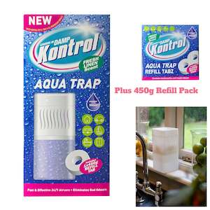 Moisture Kontrol Moisture Absorber: Aqua Trap Dehumidifier + Refill Pack - Linen Scent