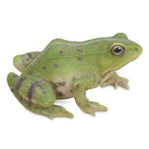 Figurine - Green Frog Squatting - Small & Medium