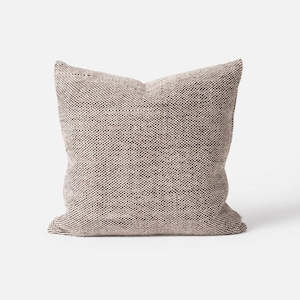 Decor: Hutt Wool Cushion | Mulberry & Natural + Inner