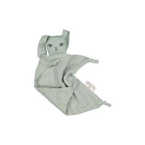 Soft Toys: Muslin Bunny Comforter | Sage