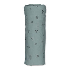Bedding: Stretchy Baby Swaddle - Junglette