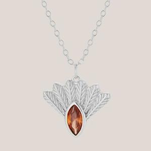 Fantail Messenger Necklace - Silver