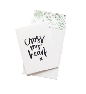 Cards: Cross My Heart - Greeting Card