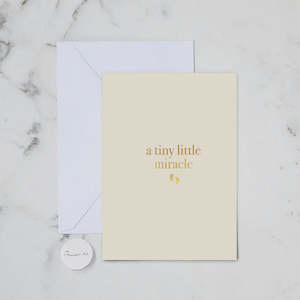 Tiny Little Miracle | Greeting Card
