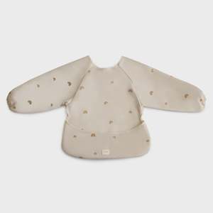 Meal Time: Mushie Long Sleeve Bib - Rainbows