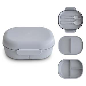 Meal Time: Mushie Lunch Box - Cloud