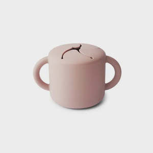 Mushie Snack Cup | Blush