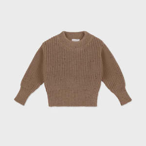 Leon Knit Jumper - Tiger Fleck