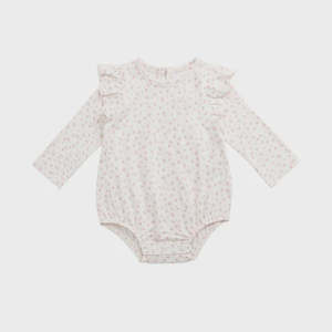 Organic Cotton Kinley Playsuit - Victoria Blush