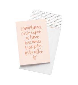 Books Stationary: Once Upon A Time - Greeting Card