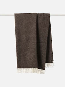 House Home: Wool Throw - Cocoa
