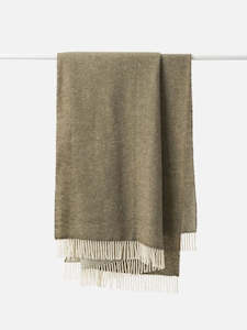 House Home: Wool Throw - Matcha