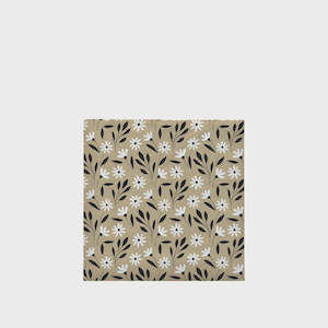 BROSTE Paper Napkin Meadow - Beige/Black