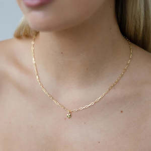 Sweetheart Mini Link Necklace | Silver