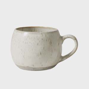 Kitchen Dining: Mineral Mugs Set of 4 / White Opal