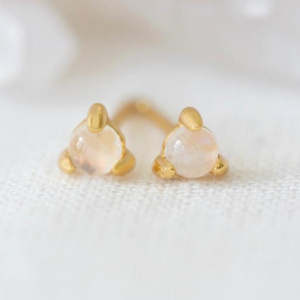 Guardian Angel Studs - Gold