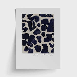 Gucci Flower Market Print | Navy | A2 Print