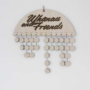 Gifts: Birthday Calendar, Wood