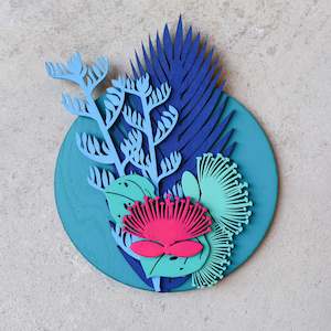 Gifts: Ngahere Collection, Wooden Plant Art pieces