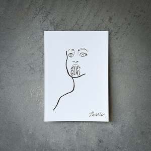 Gifts: A3 Prints, Brown & White - Wāhine