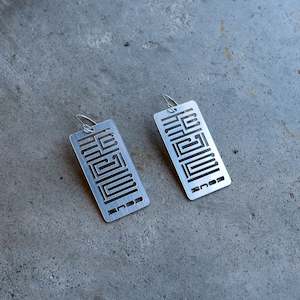 Ahau: Earrings Silver, YOU ROCK - Ahau