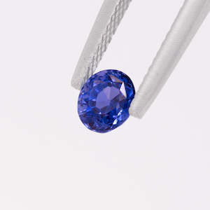 Stone: Blue Sapphire Oval 0.79 carat