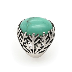 Crysoprase Snow Queen Ring #3