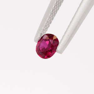 Precious Stones: Ruby Oval 0.58 carat