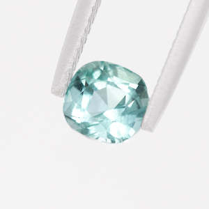 Precious Stones: Mint Lagoon Tourmaline Cushion 1.42 carats