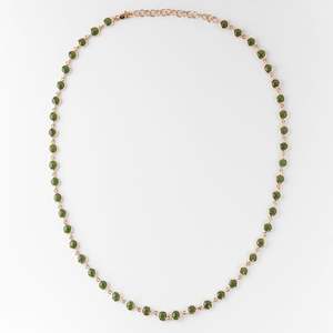 Pounamu Continuum Necklace in 9 carat Gold
