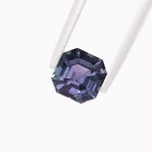 All: Steel Blue Tanzanite Asscher Step cut 2.26 carats