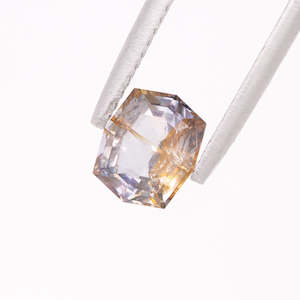 Grey-Orange Bi-Colour Sapphire 1.63 carat