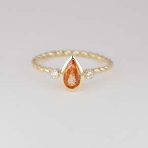 Products: Orange Garnet Tiny Treasure Ring