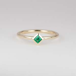 Products: Emerald Tiny Treasure Ring