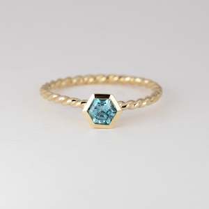 Products: Blue Zircon Tiny Treasure Ring