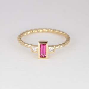 Products: Neon Pink Mahenge Spinel Tiny Treasure Ring