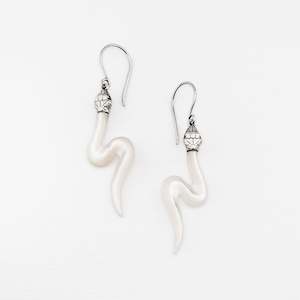 Products: Viper Earrings in Mother of Pearl