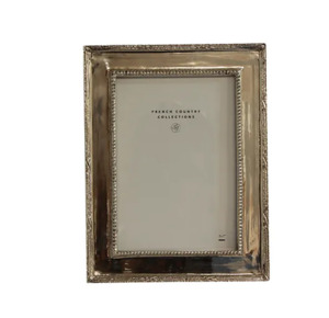 photo frame nickel beaded 6x8