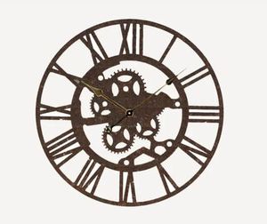 Decorative Homeware: clock iron cutout